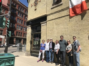 Stopping in the Historic Third Ward & The Irish Pub for a Bloody Molly during a recent Bloody Mary Brunch tour