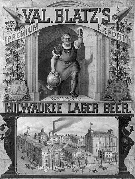 Blatz beer advertisement