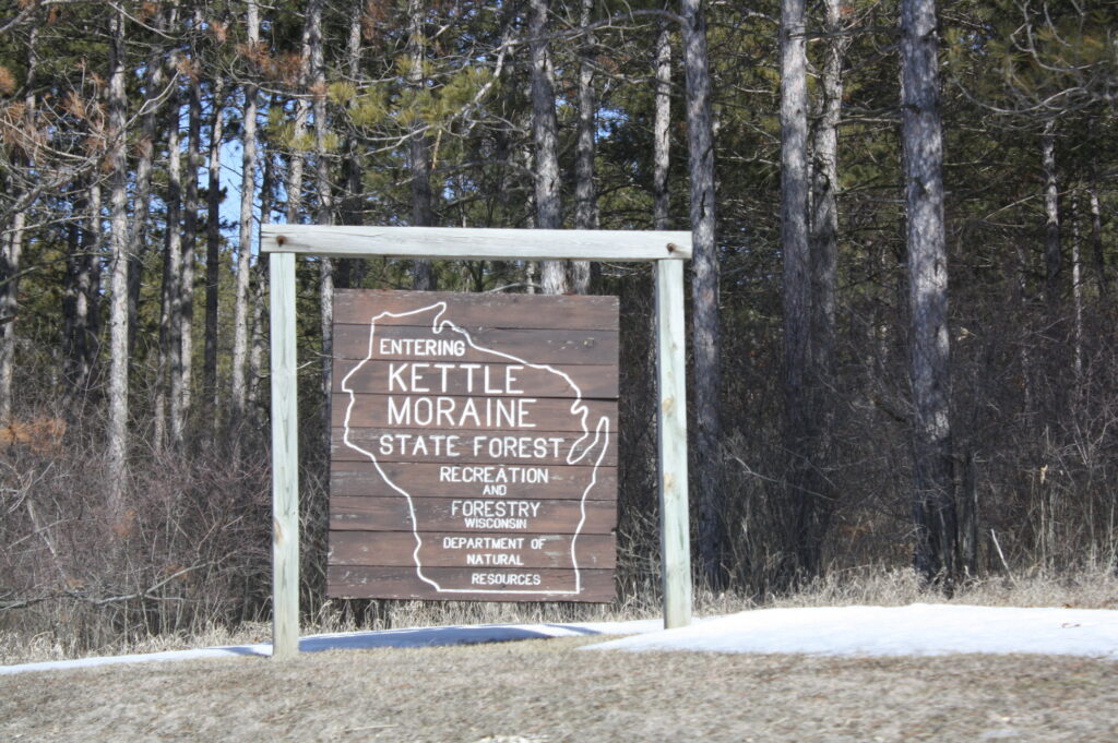 Kettle Moraine State Forest sign